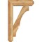 Ekena Millwork Balboa Craftsman Rough Sawn Bracket w/ Offset Brace, Western Red Cedar, 6"W x 20"D x 32"H BKT0604X20X32BOA04RWR - alternate 2